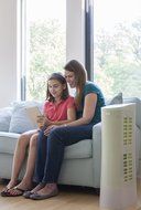 Alen Paralda HEPA Dual Airflow Tower Air Purifier for Allergies, Dust, Bacteria, and Mold N6