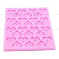 Yosoo Letter Flag Bunting Silicone Fondant Mold Cake Decorating Chocolate Mould Baking N53