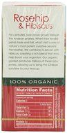 Garden of the Andes 100% Organic Herbal Tea, Rosehip and Hibiscus, 20-Count N10
