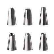 Generic 8 Pieces 304 Stainless Steel Nozzles Tips and Pastry Bag Set,Cake Decorating Tool Kit,6 Decorating Tips... N9