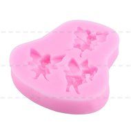 Yosoo Letter Flag Bunting Silicone Fondant Mold Cake Decorating Chocolate Mould Baking N70