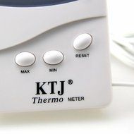H:oter&reg; Digital LCD Temperature and Humidity Meter With Remote Probe N4