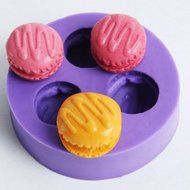"F0350 Fondant Mini Macarons Silicone Cake Mould Soap Chocolate Mould (One hole)" shopping
