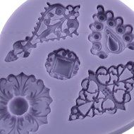 Yosoo Letter Flag Bunting Silicone Fondant Mold Cake Decorating Chocolate Mould Baking N74