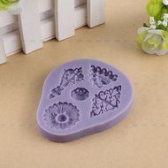 Yosoo Letter Flag Bunting Silicone Fondant Mold Cake Decorating Chocolate Mould Baking N75