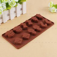 Yosoo Letter Flag Bunting Silicone Fondant Mold Cake Decorating Chocolate Mould Baking N82