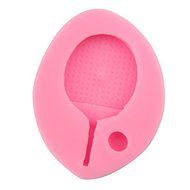 Mr.S Shop DIY Table Tennis Racket silicone Fondant Chocolate Candy Silicone Mold Cake Decorating Tools，Small Size
