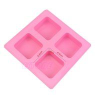 MEXUD-Silicone Soap Cake Mould Fondant Chocolate Soap Mould For Ice Cube Candy Chocolate Cake Cookie (Double -... N2