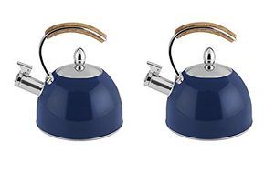 Presley Tea Kettle in Peach, Set of 2
