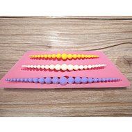 3D Pearl Necklace Silicone Fondant Mold Cake Decorating Mould N2