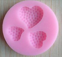 HSE 3D Silicone Mold Heart Shape Mould For Soap,Candy,Chocolate,Ice,cake