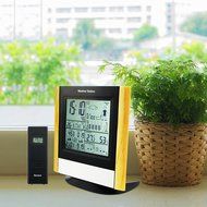 WWVB RCC Wireless Weather Station + 3 Sensor with Air presurre Trend Indicator with Sunrise/Sunset, Moonrise/Moonset...