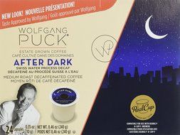 Wolfgang Puck Decaf Coffee for Single Serve Cups, After Dark, 24 Count N8