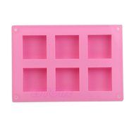 MEXUD-Silicone Soap Cake Mould Fondant Chocolate Soap Mould For Ice Cube Candy Chocolate Cake Cookie (Double -... N14