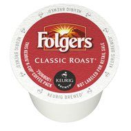 Folgers Classic Roast K-Cup Packs 12-Count (Pack of 6)