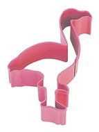 R&amp;M Flamingo Cookie Cutter, 4-Inch, Pink with Brightly Colored, Durable, Baked-on Polyresin Finish