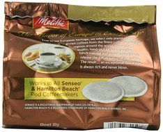 Melitta Coffee Pods for Senseo and Hamilton Beach Pod Brewers, Medium Roast, 4.44 oz bags (Pack of 6, 18 Count... N2