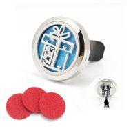 Car Air Freshener Add Essential Oils to Our Aromatherapy Diffuser 316L Stainless Steel Gift Locket With Vent Clip N4
