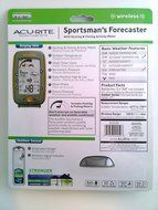 Acurite Sportsman's Hunting and Fishing Activity Meter and Weather Forecaster, Orange N2