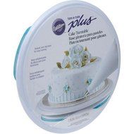 New Wilton TRIM AND N TURN PLUS Cake Turntable Display Stand Table