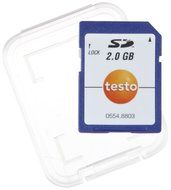 Testo 0554 8803 2GB SD Card for 4-Channel Temperature and Humidity Data Logger, -20 Degree C Range