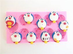 Yunko DIY Silicone Cartoon Cat Fondant Sugar Cake Mold Chocolate Candy Cake Decorating Mold N2