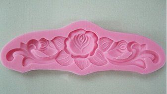 HSE Beautiful Flower shape Chocolate Candy Jello 3D silicone fondant lace Mold Mould cake decoration/pastry tools N9