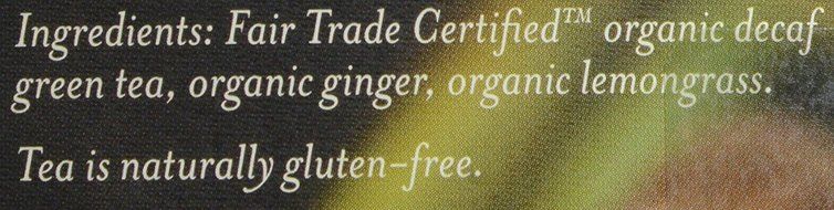 Numi Organic Tea Decaf Ginger Lemon Bags, 16 Count N2
