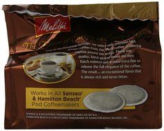 Melitta Coffee Pods for Senseo and Hamilton Beach Pod Brewers, Medium Roast, 4.44 oz bags (Pack of 6, 18 Count... N6