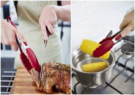 BakeWarePlus 5 Pcs/set Silicone Turner Spatula Basting Brush Whisk Kitchen Baking Utensils N11