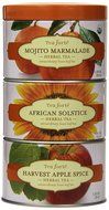 Tea Forte LOOSE LEAF TEA TRIO, 3 Small Tea Tins, Herbal Tea Sampler - Mojito Marmalade, African Solstice, Harvest... N2
