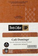 Peet's Coffee &amp; Tea Cafe Domingo K-Cup Portion Pack for Keurig K-Cup Brewers, 22 Count N2