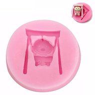 "dipshop Baby Swing Silicone Fondant Cake Mold" shopping N2