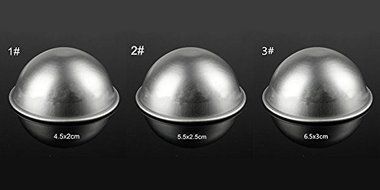 Wocst&trade; DIY 3D Aluminum Bath Bomb Molds N3
