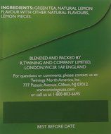 Twinings Green and Lemon Tea, 20 Count