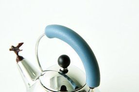 9093 Miniature Kettle with Bird Whistle by Michael Graves