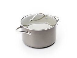 Trisha Yearwood Royal Precious Metals 5 Quart Covered Casserole, Titanium