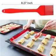 BakeWarePlus 5 Pcs/set Silicone Turner Spatula Basting Brush Whisk Kitchen Baking Utensils N14