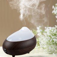TurnRaise Portable Ultrasonic Aroma Humidifier Aromatherapy Essential Oil Diffuser with 7 color LED Lights(Wood...
