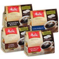 Melitta Coffee Pods for Senseo and Hamilton Beach Pod Brewers, Medium Roast, 4.44 oz bags (Pack of 6, 18 Count... N8