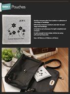 Tancho Pouch, Dehumidifying Deodorizer, Air Purifier, W5.12&quot; x H5.12&quot; x D0.79&quot; (W130mm x H130mm x D20mm) Light...
