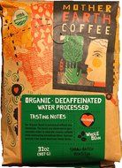 Mother Earth Coffee Organic Decaffeinated Water Processed Whole Bean 32oz (Pack of 1)