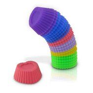 Buytra 10 Pack Reusable Silicone Cupcake Liners Muffin Cups Baking Cups BPA Free Food Grade,Heart Shape N12