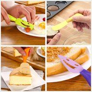 BakeWarePlus 5 Pcs/set Silicone Turner Spatula Basting Brush Whisk Kitchen Baking Utensils N26