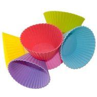 Buytra 10 Pack Reusable Silicone Cupcake Liners Muffin Cups Baking Cups BPA Free Food Grade,Heart Shape N14