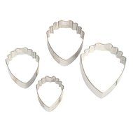 ASDOMO Heart Peony Biscuit Cake Cookie Cutters Baking Mould Peony Shape Cutter Decor Fondant Cake Cutters 12 PCS N2