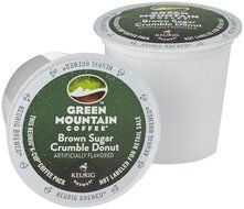 Green Mountain Coffee Brown Sugar Crumble Donut - 18 ct