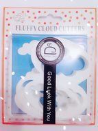 （Set of 5） Fluffy Cloud Plastic Fondant Cutter Cake Mold Fondant Sugar craft Cookies Plunger Cutter Mold Cake... N2