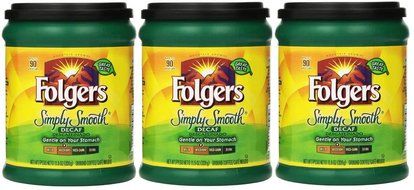 Fresh Taste of Folgers Coffee, Hazelnut Flavored Ground Coffee, Flavorful &amp; Smooth, 11.5 Oz Canister - (2 pk) N3