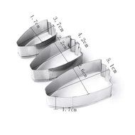 Kootips 3 Pcs/Set of Cosmos Petal Flower Cutter Decor Fondant Cake Cutters for Stainless Steel N2